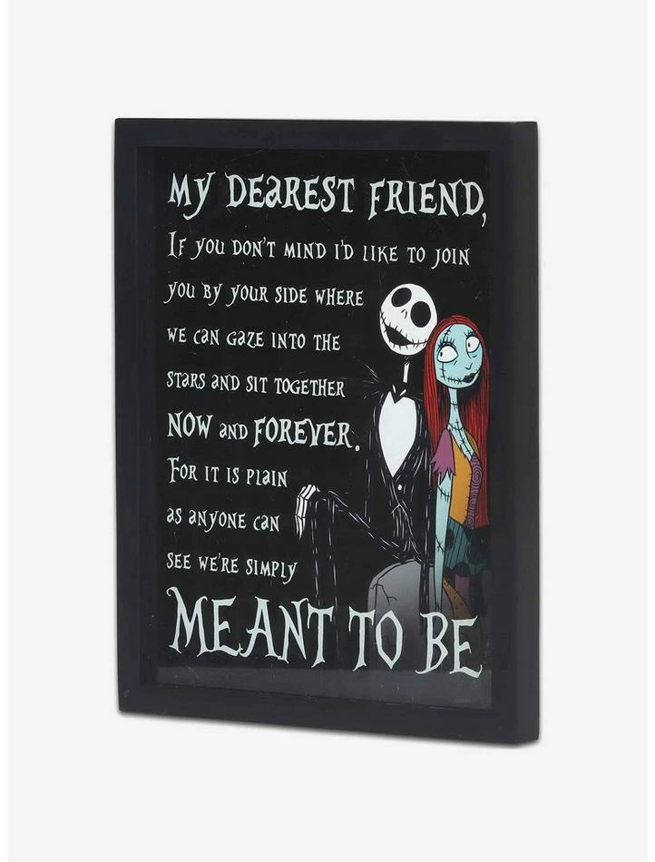 Top 10 โจ Disney The Nightmare Before โ Christmas My Dearest Friend Framed Printed Glass Wall Decor โค๏ธ - Image 2