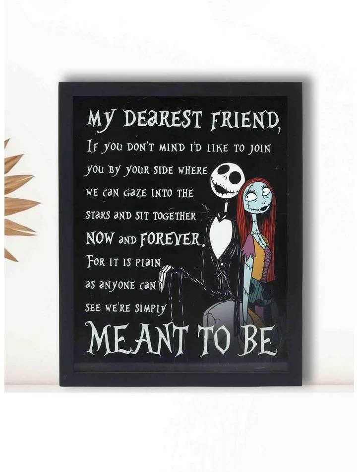Top 10 โจ Disney The Nightmare Before โ Christmas My Dearest Friend Framed Printed Glass Wall Decor โค๏ธ - Image 5