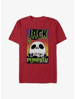 Promo 😀 Disney The Nightmare Before 🎅 Christmas Jack The Pumpkin King T-Shirt 😍