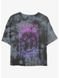 Cheapest 🎁 Disney The Nightmare Before 🎄 Christmas Sally's Apothecary Tie-Dye 👧 Girls Crop T-Shirt 🎁