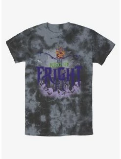 Best Pirce 🧨 Disney The Nightmare Before 🎄 Christmas King of Fright Tie-Dye T-Shirt 😉