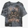 Budget 🔔 Disney The Nightmare Before ❄ Christmas Hail Jack The Pumpkin King Tie-Dye 👧 Girls Crop T-Shirt 😀