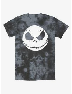 Buy 😍 Disney The Nightmare Before 🎁 Christmas Big Face Jack Tie-Dye T-Shirt ❤️