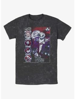 Buy ❤️ Disney The Nightmare Before 🎄 Christmas First Nightmare Mineral Wash T-Shirt ⭐