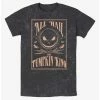 Cheap 🎉 Disney The Nightmare Before 🎁 Christmas Hail Jack The Pumpkin King Mineral Wash T-Shirt 🔔