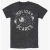 Deals 👍 Disney The Nightmare Before 🔔 Christmas Holiday Scares Vampire Teddy Mineral Wash T-Shirt 🧨