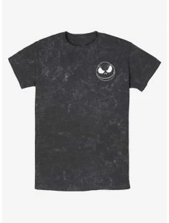 Best reviews of 🌟 Disney The Nightmare Before ❄ Christmas Jack Skellington Pocket Mineral Wash T-Shirt 👍