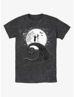 Coupon 💯 Disney The Nightmare Before 🎅 Christmas Jack and Sally Meant To Be Mineral Wash T-Shirt ❤️