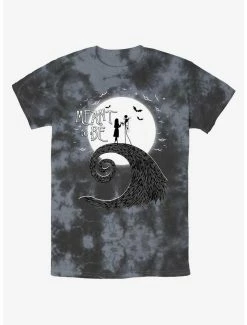 Best Pirce 🎉 Disney The Nightmare Before 🎅 Christmas Jack and Sally Meant To Be Tie-Dye T-Shirt 🎉