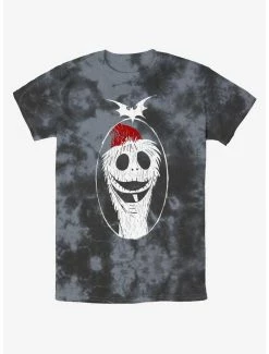 Brand new ❤️ Disney The Nightmare Before 🎁 Christmas Santa Jack Tie-Dye T-Shirt 🔥