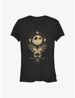 Best Pirce ⌛ Disney The Nightmare Before ❄ Christmas King Jack 👧 Girls T-Shirt 🎉