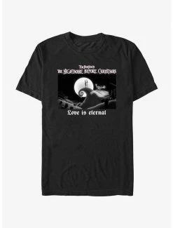Budget 😍 Disney The Nightmare Before ❄ Christmas Love Is Eternal Scene T-Shirt 🛒