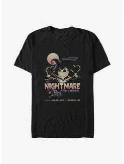 New 🌟 Disney The Nightmare Before 🎄 Christmas Jack Master of Fright Poster T-Shirt 🌟