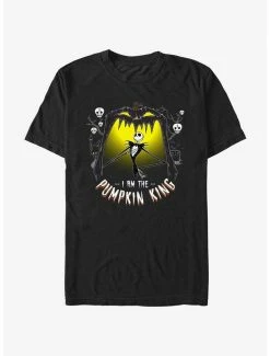 Best Pirce 🎁 Disney The Nightmare Before 🔔 Christmas Jack Is The Pumpkin King T-Shirt 😍