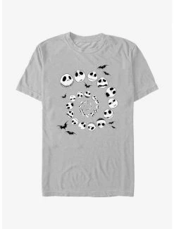 Cheap 🎉 Disney The Nightmare Before 🎄 Christmas Jack Skellington Emotion Swirl T-Shirt ⭐