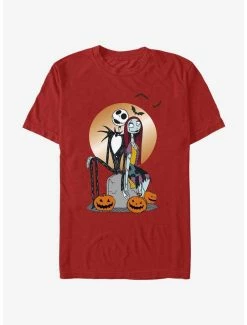 Best deal 🤩 Disney The Nightmare Before 🎄 Christmas Jack and Sally Holding Hands T-Shirt 🎁