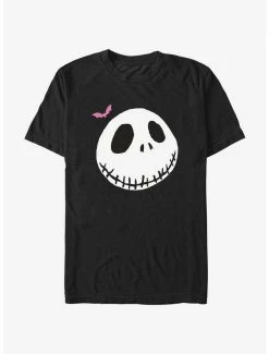 New ✔️ Disney The Nightmare Before 🎅 Christmas Jack Skull Bat T-Shirt ✨