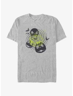 Outlet 🧨 Disney The Nightmare Before 🔔 Christmas Jack Pumpkin King Spiral Trance T-Shirt 😉