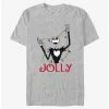 Hot Sale 🎁 Disney The Nightmare Before 🔔 Christmas Jolly Jack Lights T-Shirt 💯