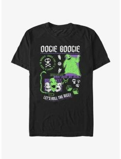 Hot Sale 🔥 Disney The Nightmare Before 🔔 Christmas Oogie Boogie Time T-Shirt 😉
