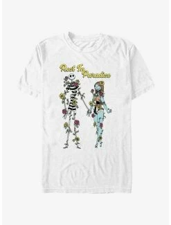 Buy 🛒 Disney The Nightmare Before 🎄 Christmas Jack and Sally Rest In Paradise T-Shirt 🥰