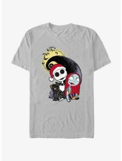 Discount 🥰 Disney The Nightmare Before 🎅 Christmas Santa Jack and Sally T-Shirt ✨