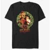 Cheapest 👏 Disney The Nightmare Before 🎄 Christmas Santa Jack Wreath T-Shirt 🔔