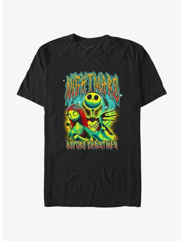 Best Sale ๐ Disney The Nightmare Before ๐ Christmas The Top 3 Jack, Sally & Zero T-Shirt โค๏ธ