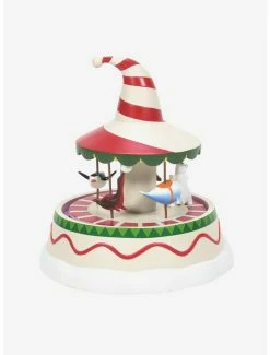 Cheapest ✔️ Disney The Nightmare Before 🔔 Christmas Town Carousel Figurine 👍