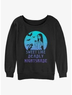 Budget 🤩 Disney The Nightmare Before 🎄 Christmas Sweet Sally 👧 Girls Slouchy Sweatshirt ⌛