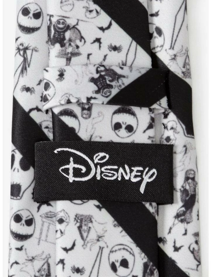 Best Sale ๐ Disney The Nightmare Before ๐
Christmas Stripe Black Men's Tie โค๏ธ - Image 5