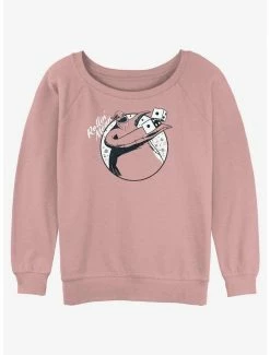 Best Pirce 🎉 Disney The Nightmare Before 🎄 Christmas Oogie Rollin' Mean 👧 Girls Slouchy Sweatshirt ✨