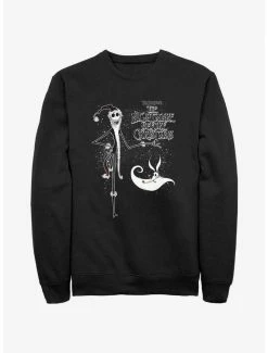 Cheapest 🥰 Disney The Nightmare Before 🔔 Christmas Santa Jack and Zero Sweatshirt 🔔