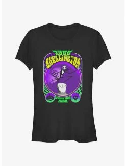 New 🎁 Disney The Nightmare Before 🎄 Christmas Jack Skellington Gig 👧 Girls T-Shirt 😍