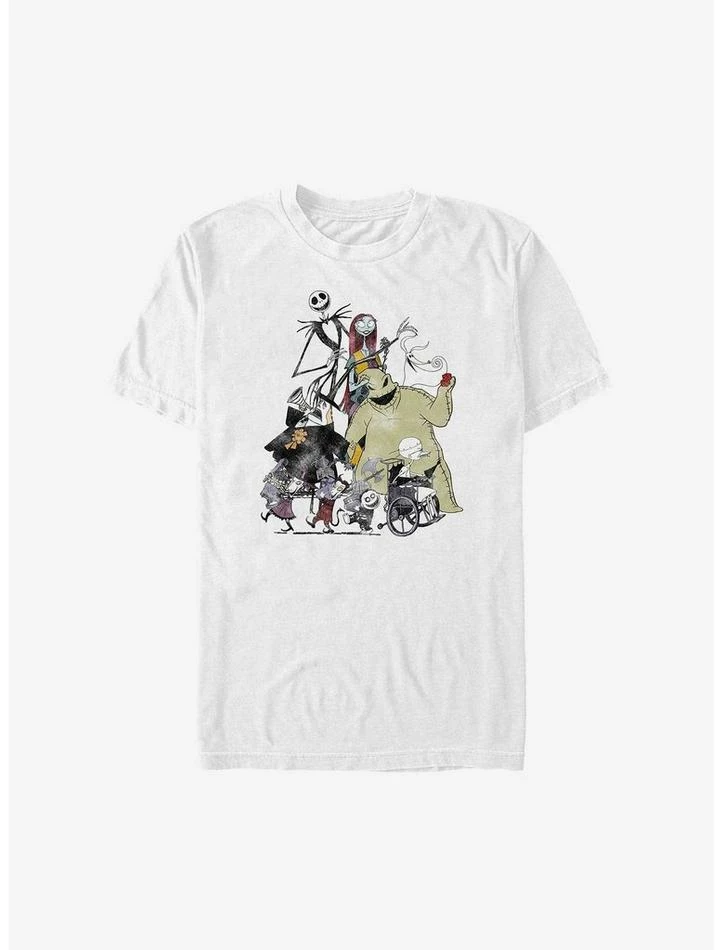 Brand new 👍 Disney The Nightmare Before 🎅 Christmas 🦇 Halloween Town Members T-Shirt ⭐