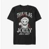 Wholesale ⌛ Disney The Nightmare Before 🎅 Christmas Santa Jack Jolly As I Get Extra Soft T-Shirt 🎁