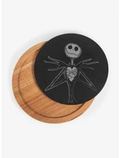 Coupon 🔔 The Nightmare Before 🎅 Christmas Jack Insignia Acacia And Slate Serving Board With Cheese Tools Set ✔️