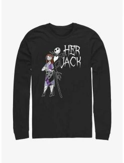 Wholesale 👏 Disney The Nightmare Before 🔔 Christmas Her Jack Long-Sleeve T-Shirt 😍