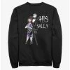Cheapest 🌟 Disney The Nightmare Before 🎁 Christmas His Sally Sweatshirt 🌟