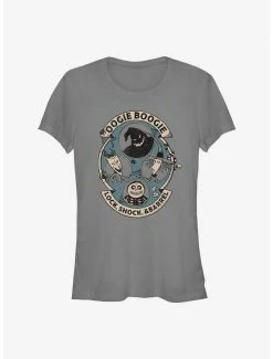 Coupon ⭐ Disney The Nightmare Before 🔔 Christmas Oogie Boogie and Lock, Shock, & Barrel 👧 Girls T-Shirt 🎁