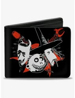 Top 10 ✨ The Nightmare Before 🎄 Christmas Lock Shock And Barrel Faces Bifold Wallet ⭐